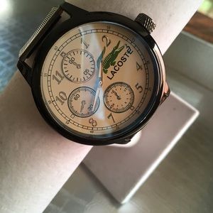Lacoste men’s watch. Stainless steal.